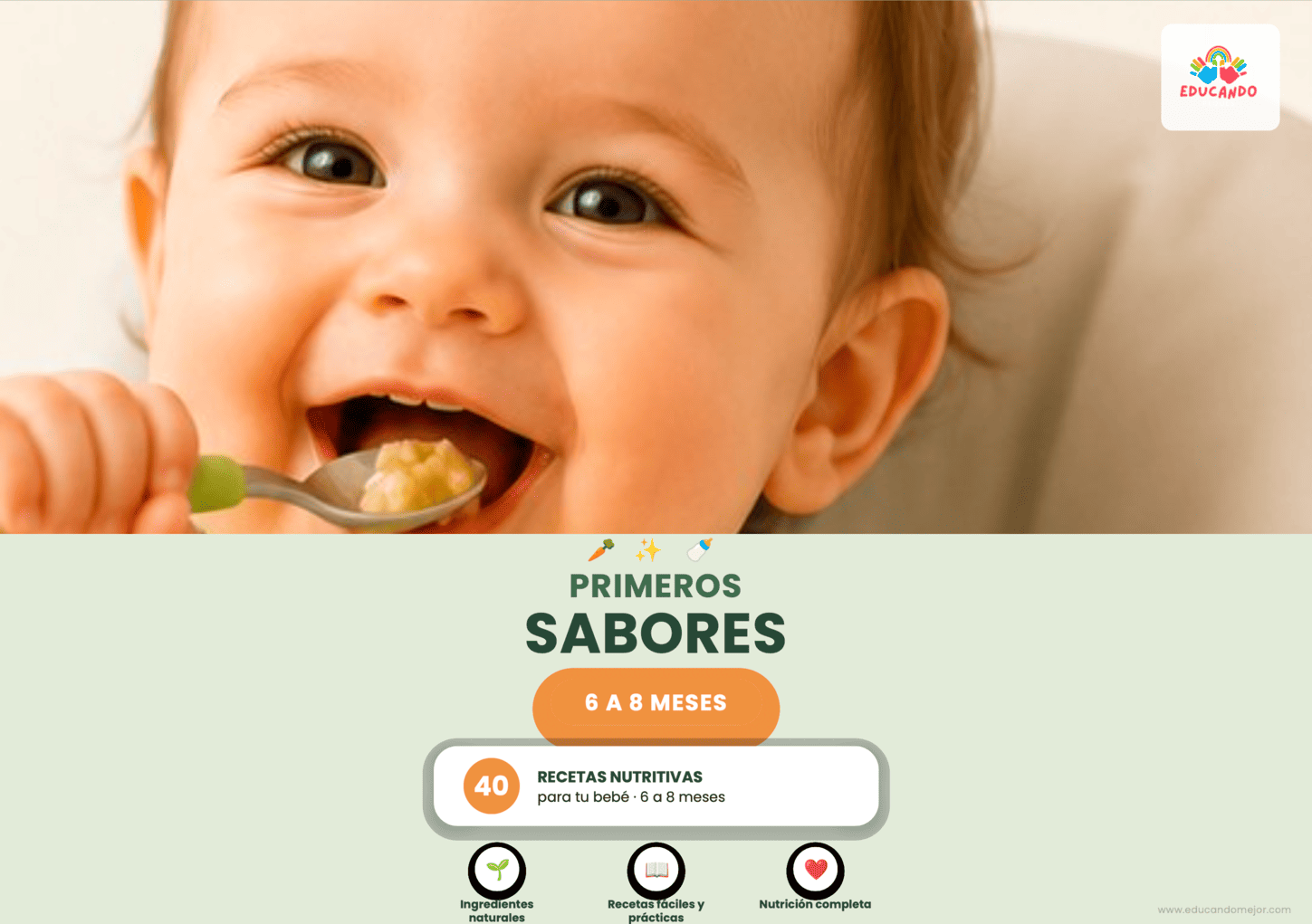 Primeros Sabores - Recetas de 6 a 8 meses