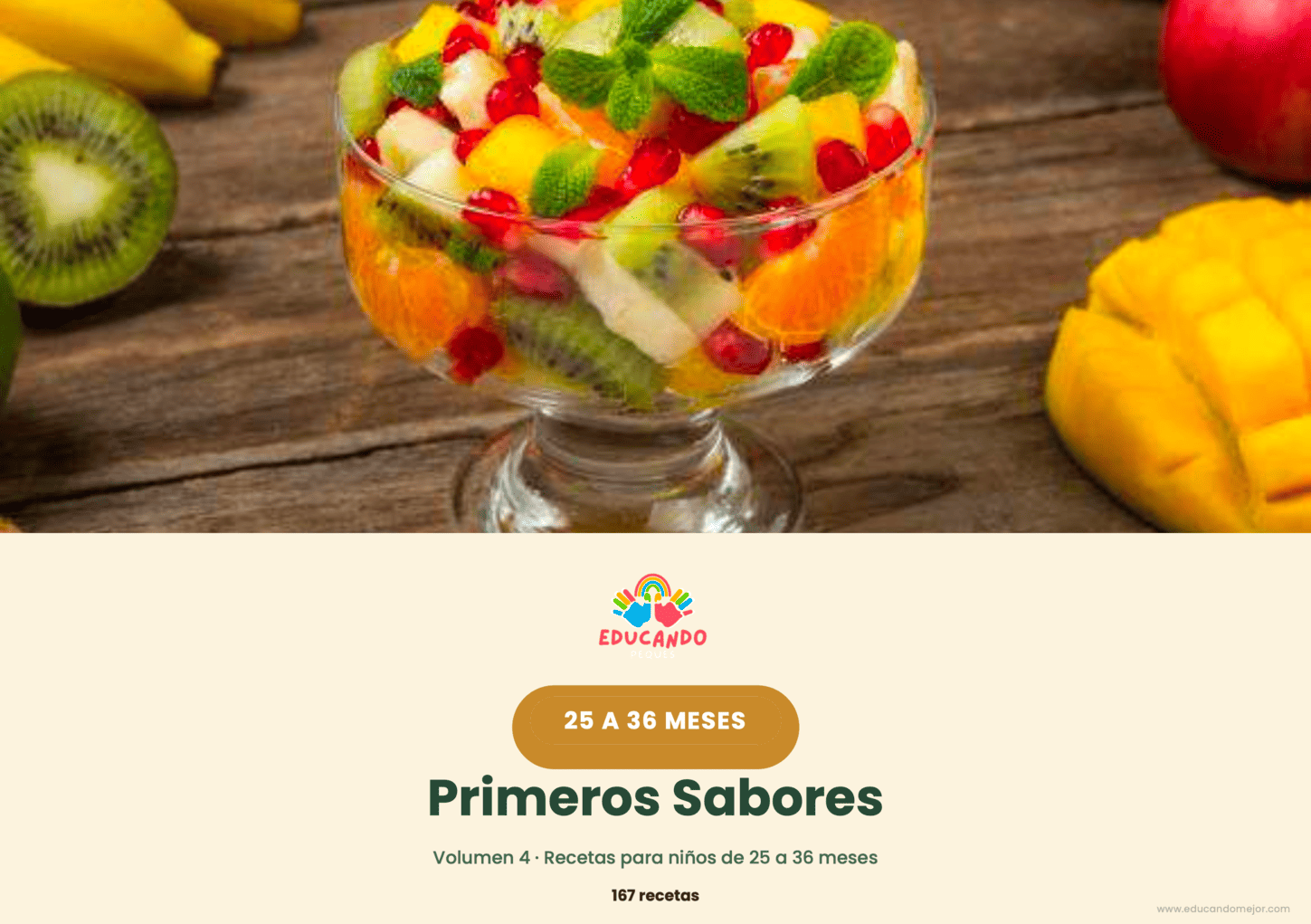 Primeros Sabores - Recetas de 25 a 36 meses